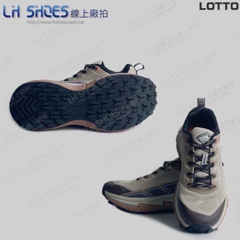 LOTTO 男 越野鞋 卡其/黑 CM 25.5/26 (8461) 瑕疵特價-細節圖2