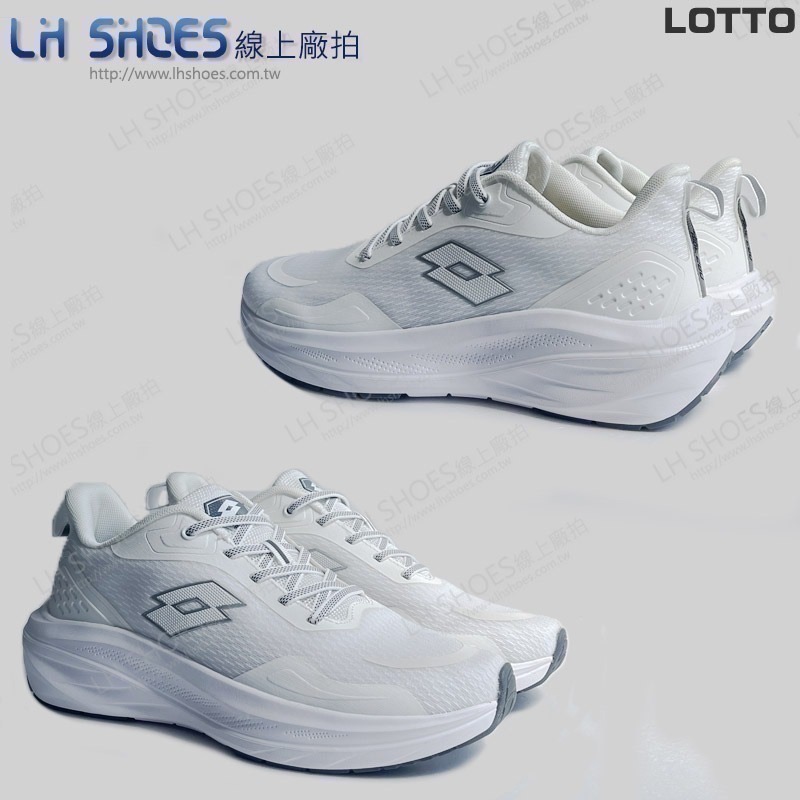 LOTTO 賈卡 男 運動鞋 白 CM 25.5/26.5/27/27.5/28/29 (8449) 瑕疵特價-細節圖2