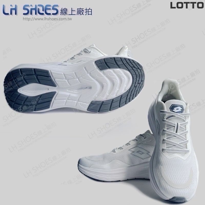 LOTTO 賈卡 男 運動鞋 白 CM 25.5/26.5/27/27.5/28/29 (8449) 瑕疵特價-細節圖3
