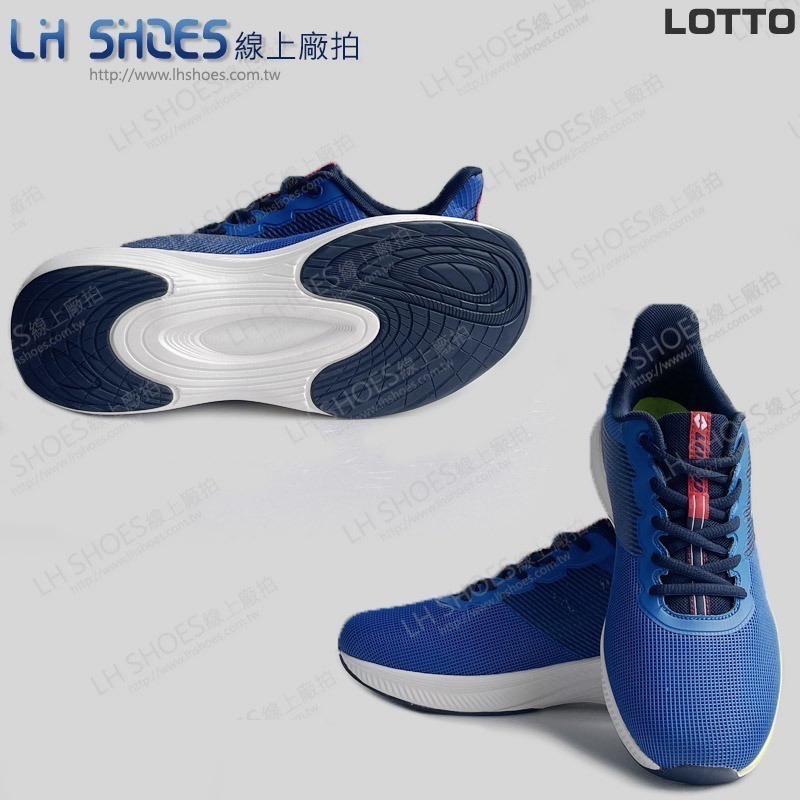 LOTTO 男 運動鞋 亮藍白 CM 26 (8676) 瑕疵特價-細節圖3