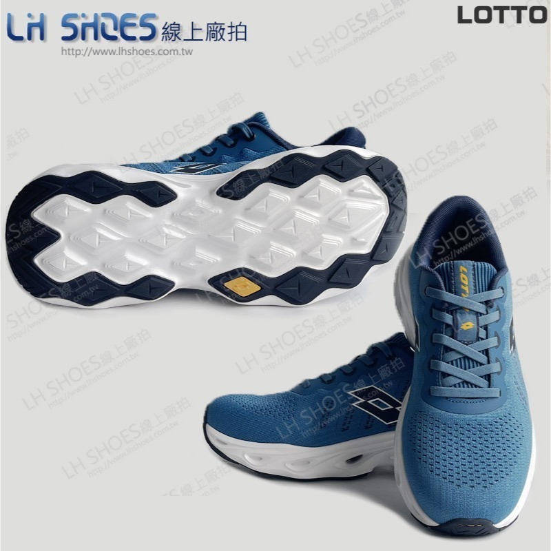 LOTTO 男 運動鞋 白晴藍 CM 25.5 (5286) 瑕疵特價-細節圖3
