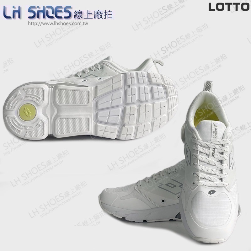 LOTTO 氣墊 男 運動鞋  白 CM 26/27/27.5/28/29 (5969)-細節圖3