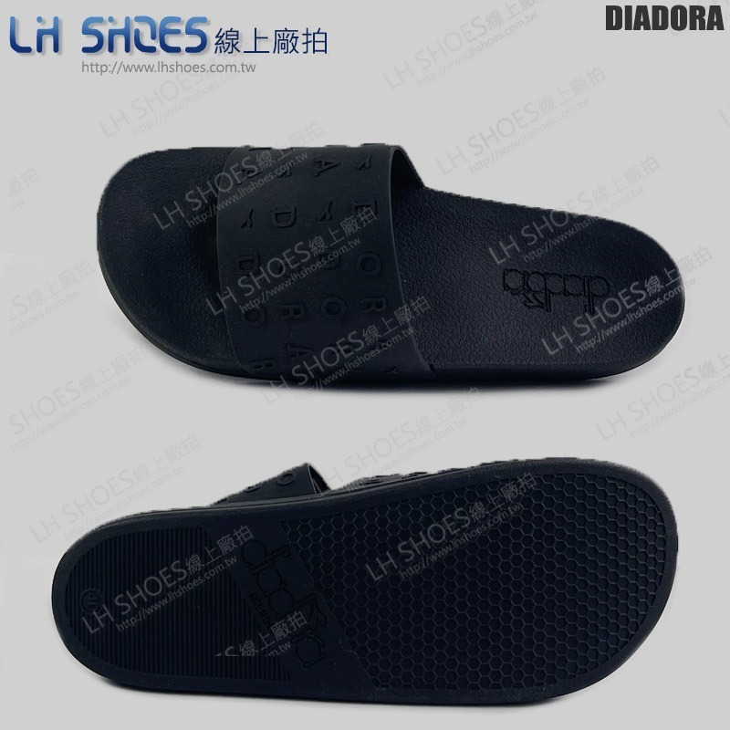 B品 DIADORA 運動拖鞋 男鞋 黑 CM25 (DA71562)-細節圖3