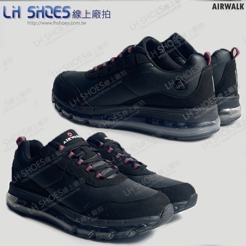 AIR WALK 男 運動鞋 黑 CM 25.5/26 (81105) 瑕疵特價-細節圖2