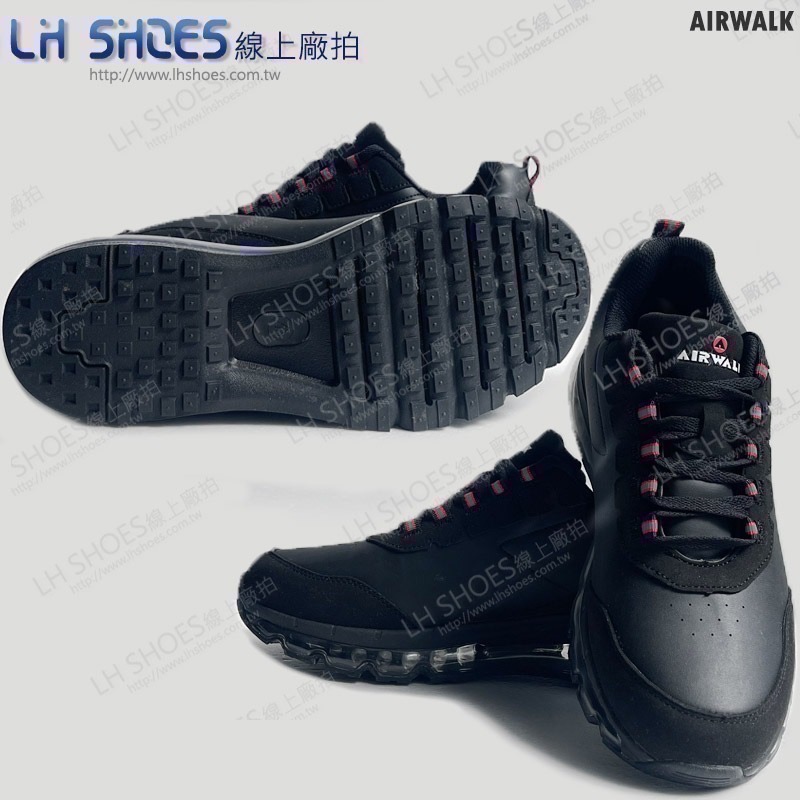 AIR WALK 男 運動鞋 黑 CM 25.5/26 (81105) 瑕疵特價-細節圖3