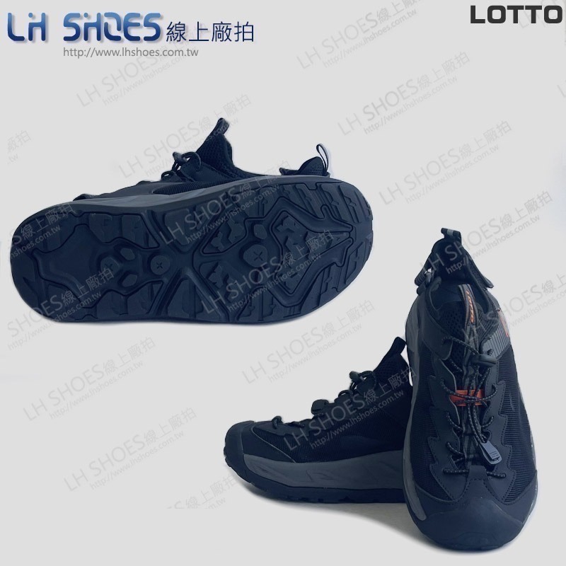 LOTTO 護趾 男 運動涼鞋 黑灰 CM 26/27 (9400) 瑕疵特價-細節圖3