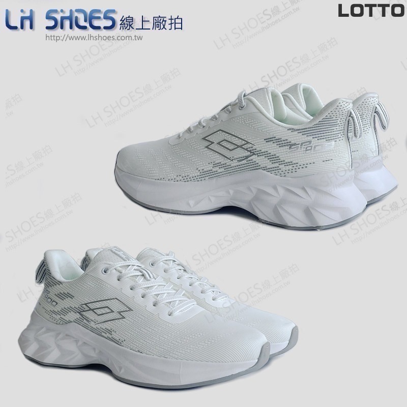 LOTTO 輕量 男 運動鞋 白 CM 26/26.5/27.5/28/29 (9779) 瑕疵特價-細節圖2