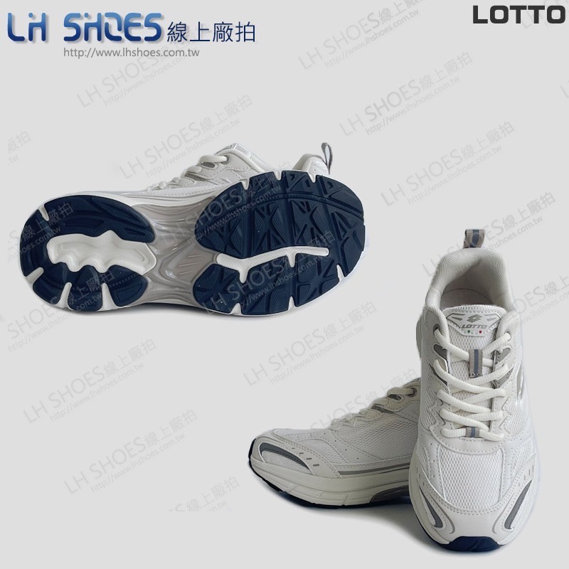 B品  LOTTO 復古 運動鞋 女鞋 奶茶 CM 23.5 (LT9761)-細節圖3