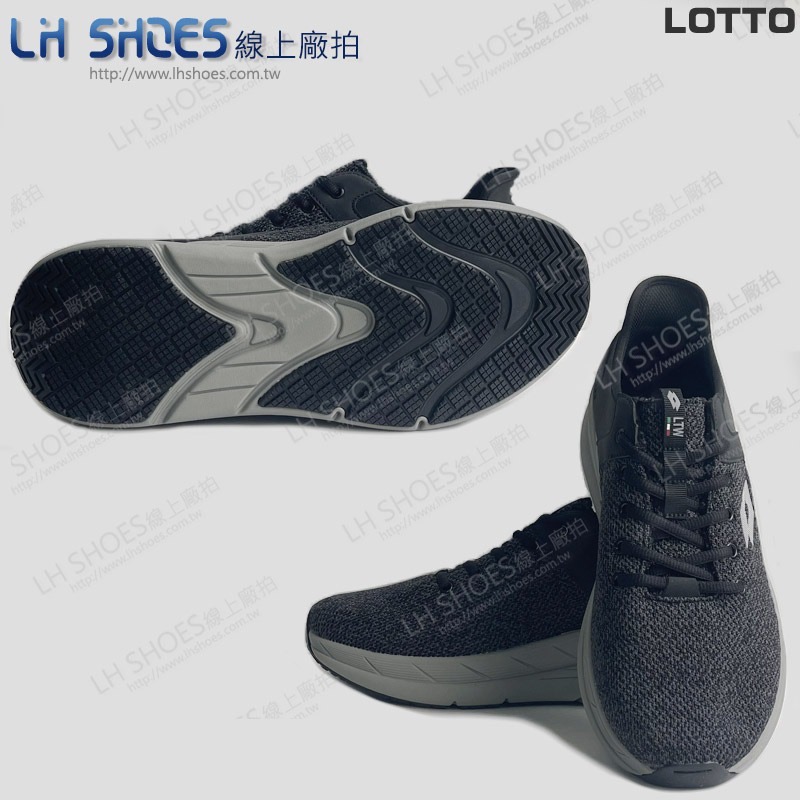LOTTO 易穿脫 男 運動鞋 灰 CM 28 (9958) 瑕疵特價-細節圖3