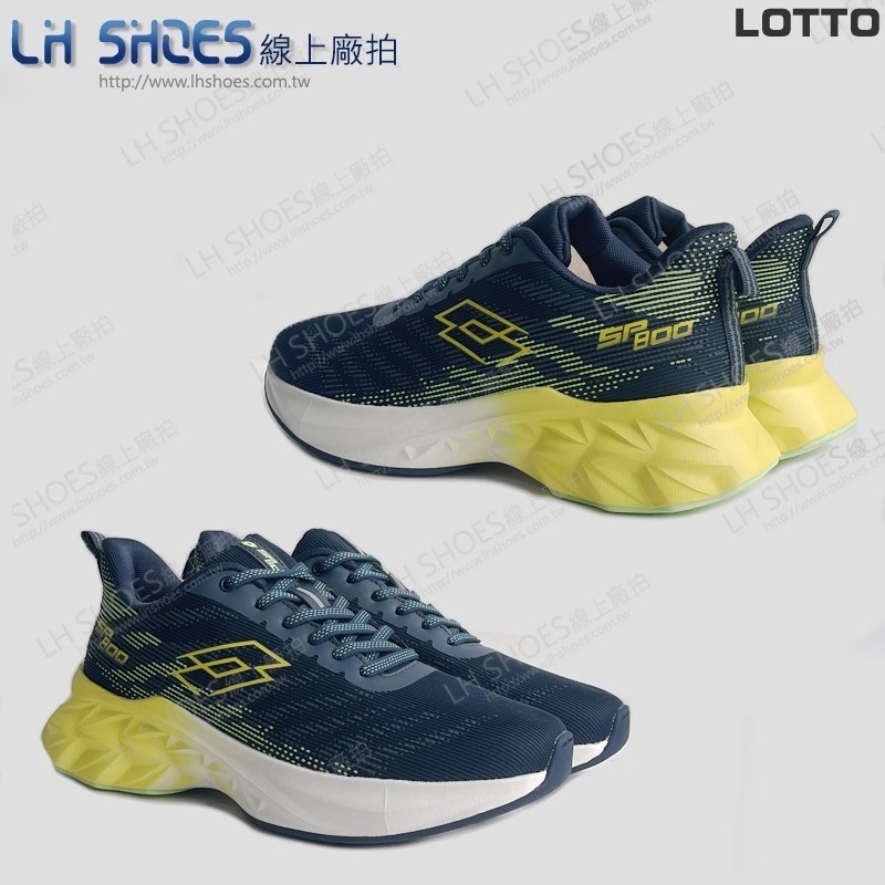 LOTTO 輕量 運動鞋 男鞋 錠藍白 CM 25.5 (9776) 瑕疵特價-細節圖2