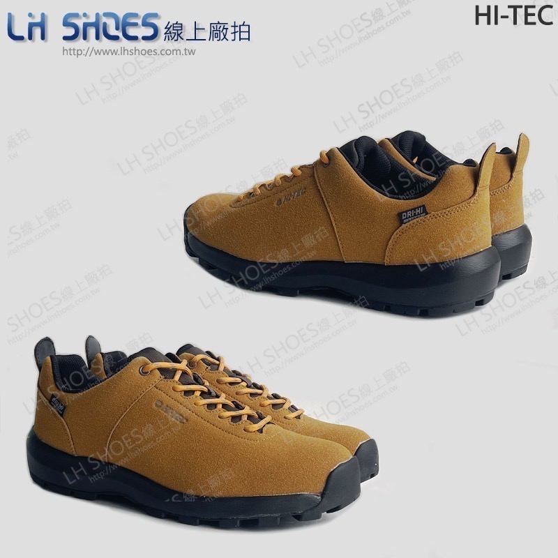 HI-TEC 登山 健走 越野鞋 男女鞋 土黃 CM 25/25.5/26.5/27 (HTHK0473)-細節圖3