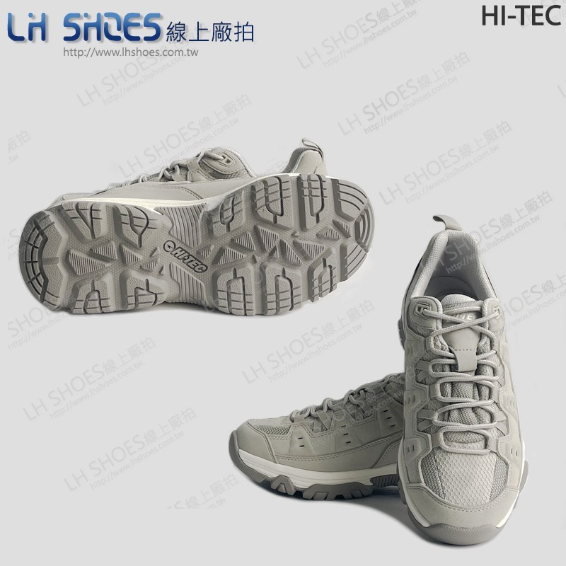 HI-TEC 登山 健走 越野鞋 男女鞋 石灰 CM 25/25.5/26/26.5/27 (HTHK0468)-細節圖2