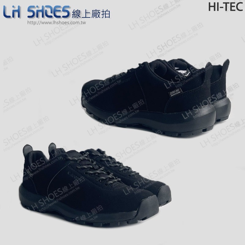 HI-TEC 登山 健走 越野鞋 男女鞋 黑 CM 25/25.5/26/26.5/27 (HTHK0476)-細節圖3