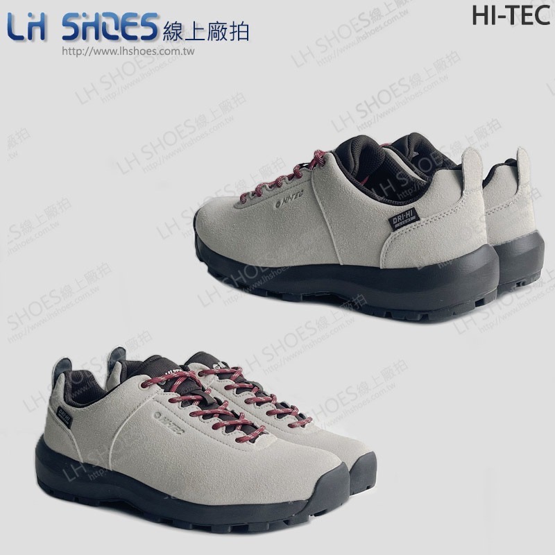 HI-TEC 登山 健走 越野鞋 男女鞋 灰 CM 25/25.5/26/26.5 (HTHK0478)-細節圖3