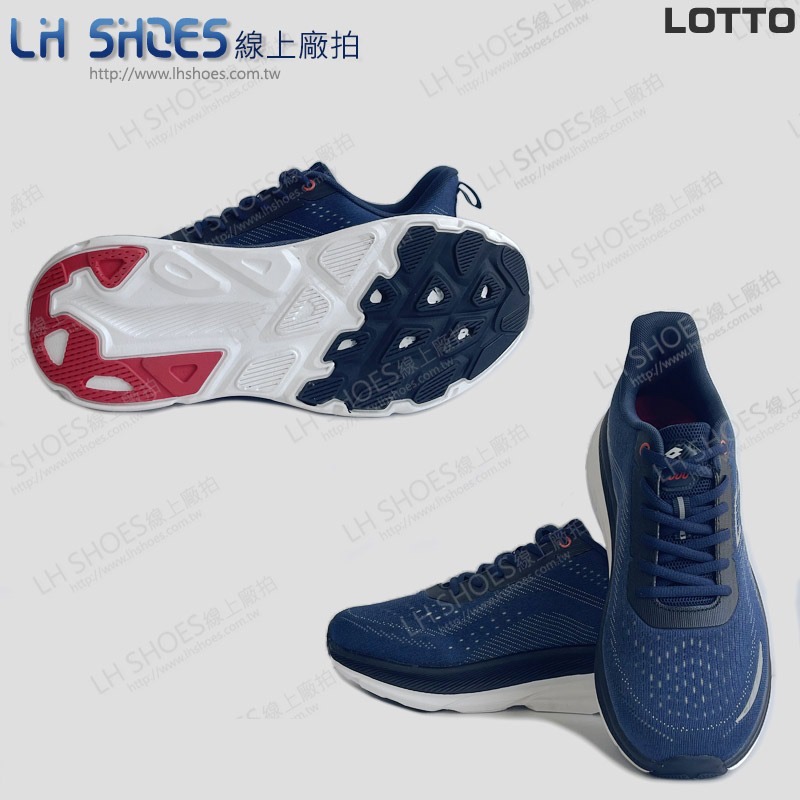 LOTTO 寬楦 輕賈卡 男 運動鞋 藍 CM 28 (9226) 瑕疵特價-細節圖2