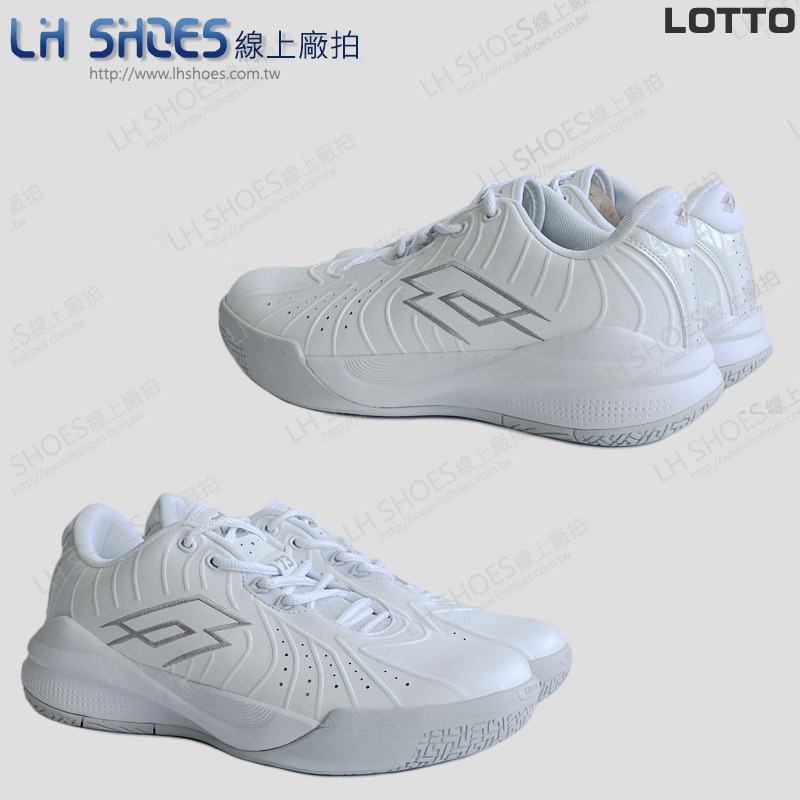 B品 LOTTO 籃球鞋 男鞋 白 CM 27/29 (LT9969)-細節圖3