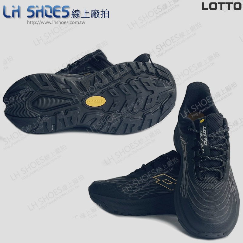 LOTTO 防潑水 男 登山鞋 黑金 CM 29 (9490) 瑕疵特價-細節圖2