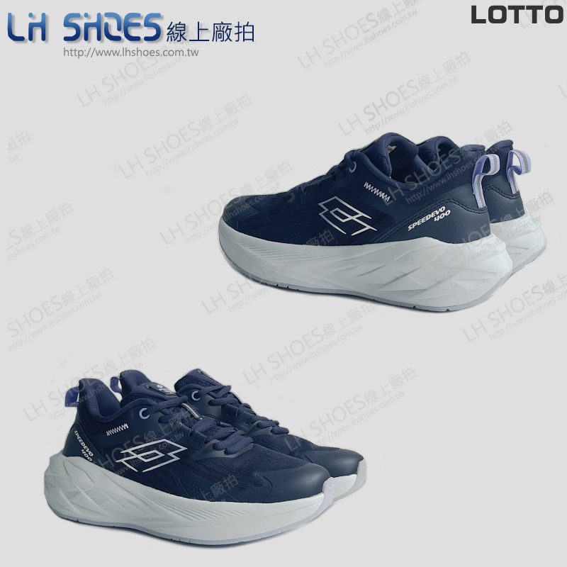 LOTTO 寬楦 輕量 女 運動鞋 丈青 CM 24 (9807) 瑕疵特價-細節圖3