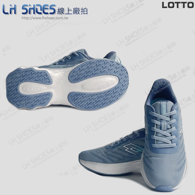 LOTTO 輕量 女 運動鞋 藍 CM 23.5 (9786) 瑕疵特價-細節圖2
