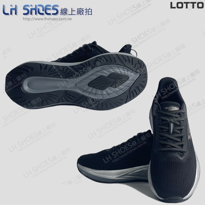 LOTTO 輕量 男 運動鞋 銀河黑 CM 25.5/26/26.5/27/27.5/28/29 (9590)-細節圖2