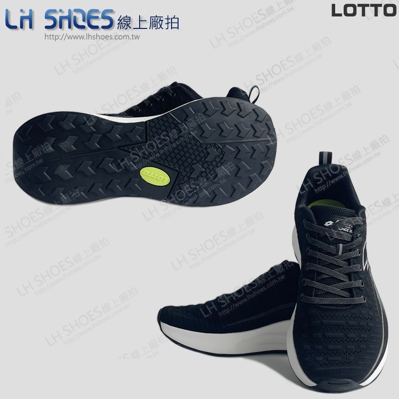 LOTTO 男 運動鞋 黑白 CM 25.5/26/27/27.5/28/29 (5970)-細節圖2
