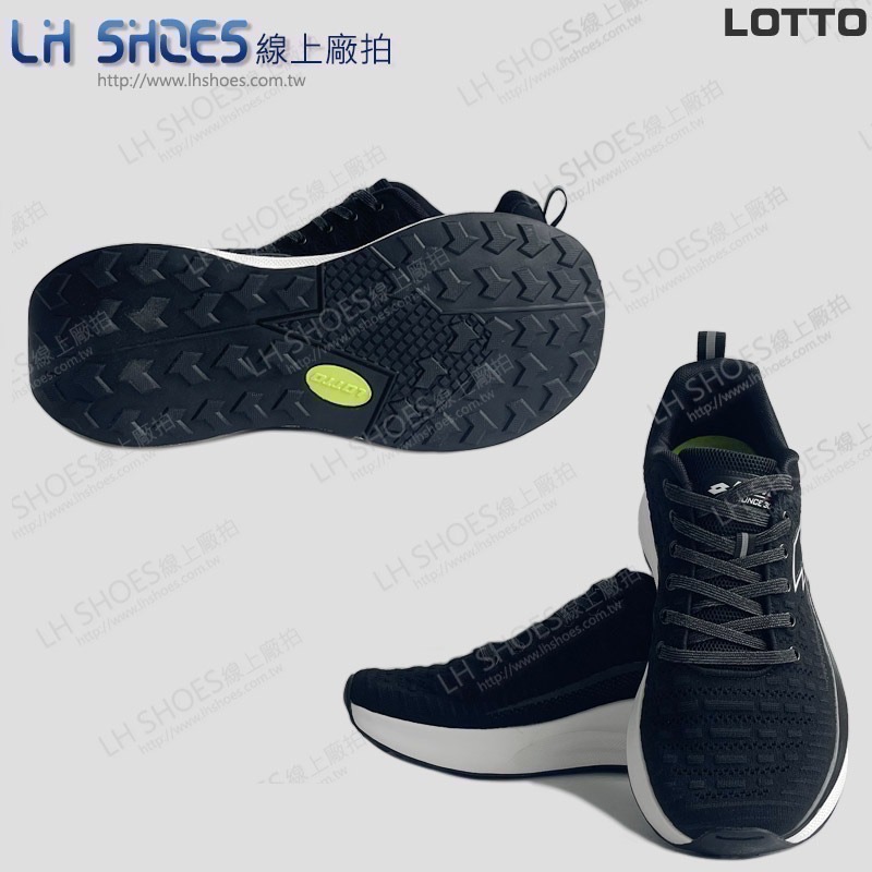 LOTTO 男 運動鞋 黑白 CM 25.5/26/27.5 (5970)-細節圖2
