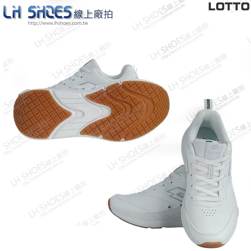 LOTTO 女 慢跑鞋 月光白 CM 24 (5159) 瑕疵特價-細節圖2