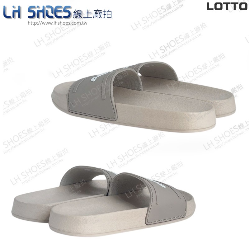 LOTTO 簡約 女 拖鞋 奶茶 CM 22 (8621) 瑕疵特價-細節圖3
