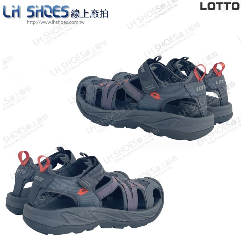 LOTTO 護趾 男 涼鞋 岩石灰 CM 26 (5428) 瑕疵特價-細節圖3