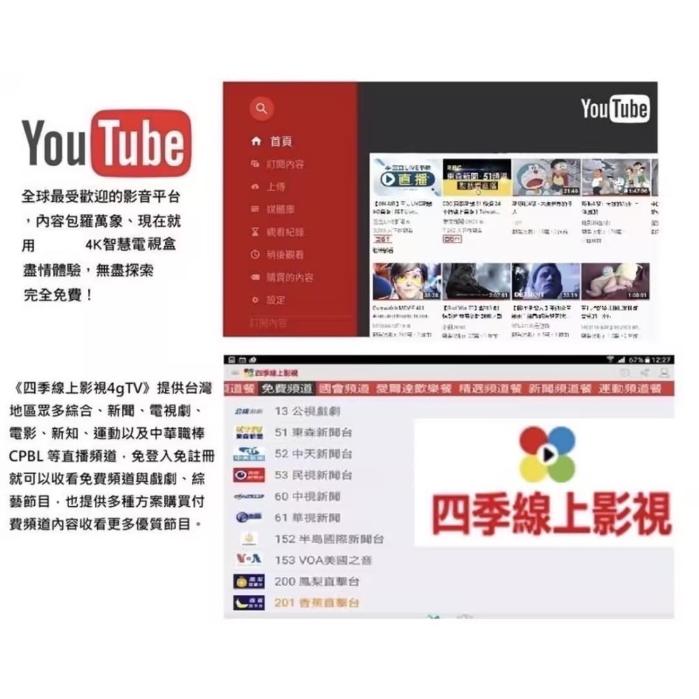 【預購】hk1 rbox K8［可看第四台］安卓 13 網絡電視盒 rk3528 智能電視盒子-細節圖6