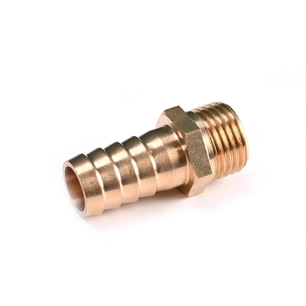 銅插心接頭 M16 to 1/2＂ Barb 4分插心 (12.7mm)-細節圖2