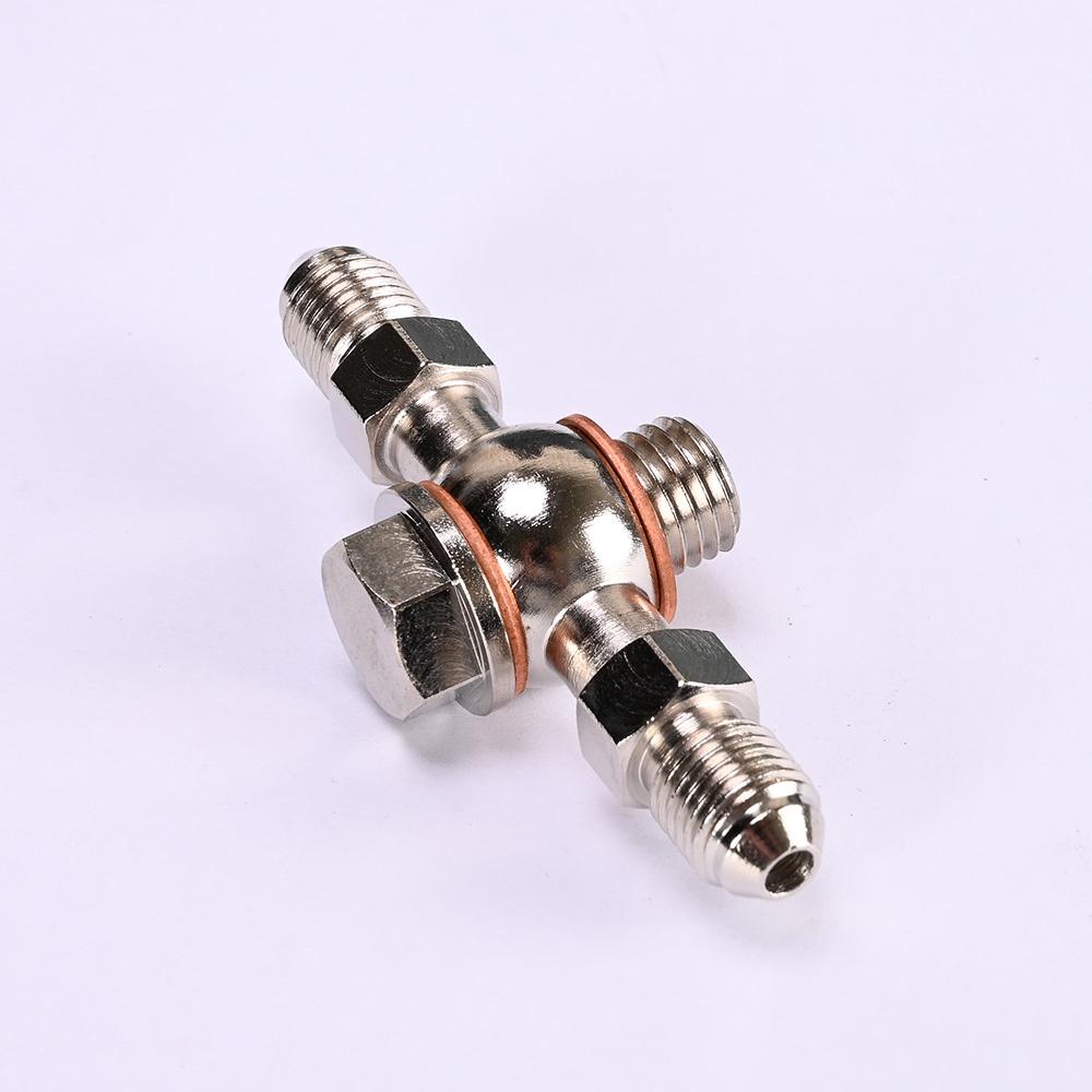 渦輪入油引擎端魚眼螺絲組 M12x1.25mm to -4AN Twin Male For RB26 / AVCS-細節圖2