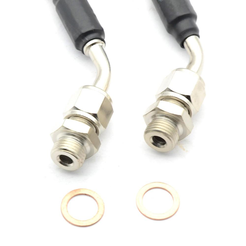 6AN 45度 / 90度渦輪冷卻鐵弗龍水管組 Mitsubishi TF035 TD04  IHI VF22 VF30-細節圖4