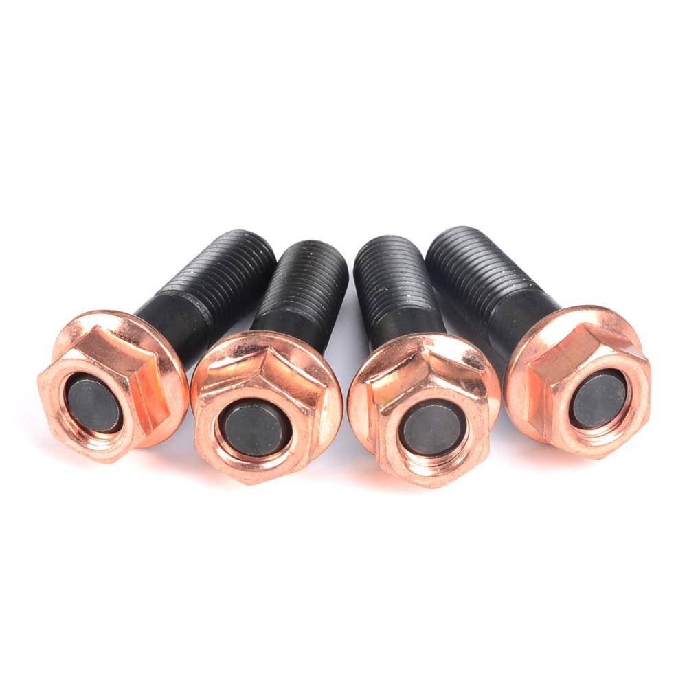 芭蕉 / 排龜 雙頭牙螺絲 + 鍍銅防滑螺母 M10*1.5mm 轉M10x1.25mm-細節圖2