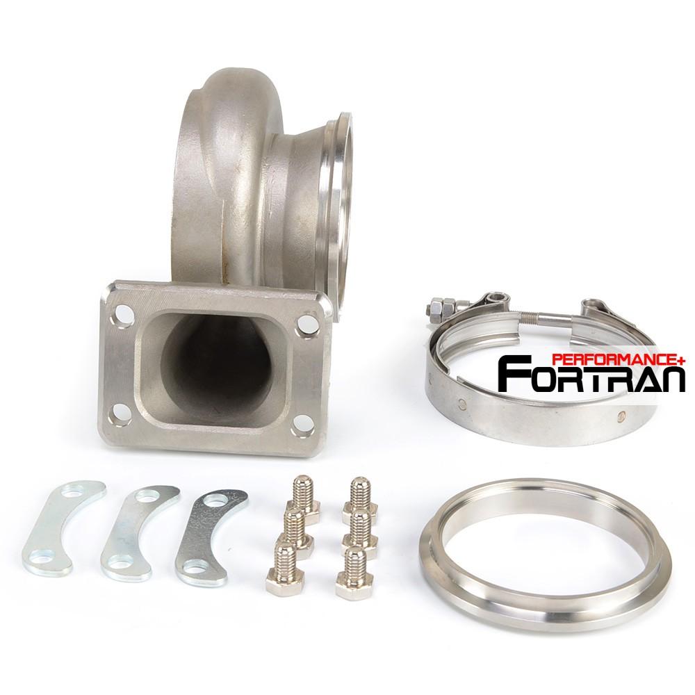 白鐵渦輪排龜 For Garrett GT2835 / GT3071 / GT2971R T25 V-band .63-細節圖2