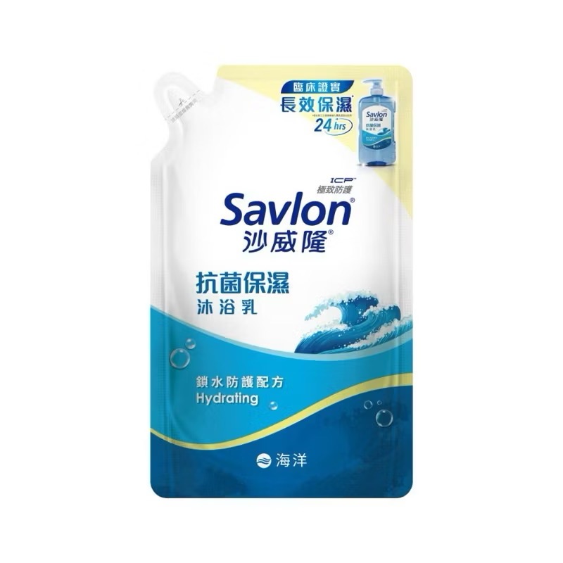 沙威隆 抗菌保濕沐浴露 補充包 600g 三款可選-規格圖5