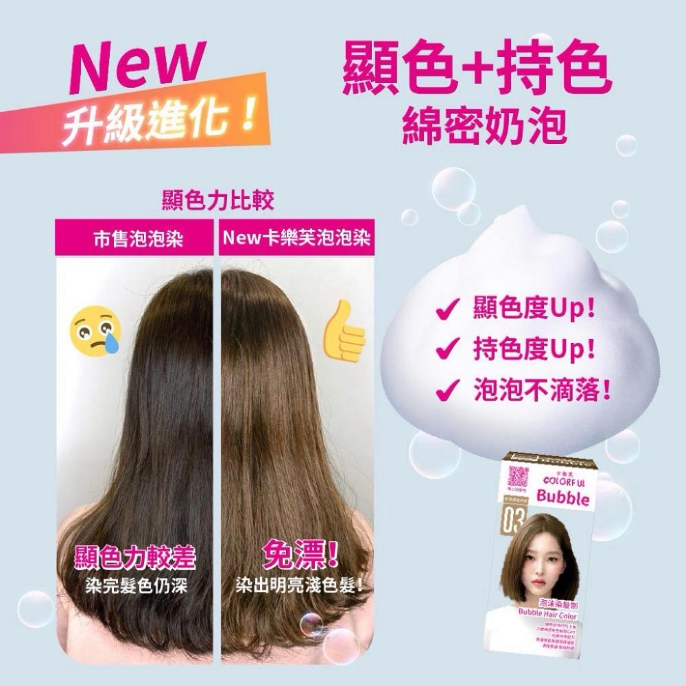 卡樂芙 泡沫染髮劑01芒果奶酪金棕-細節圖2