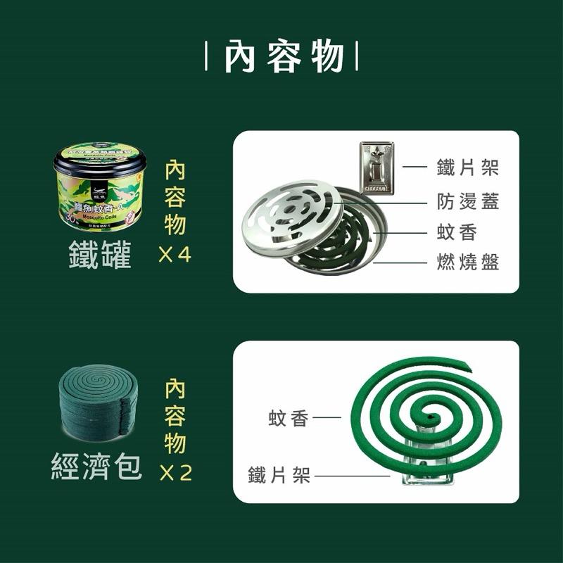 鱷魚 經典蚊香30卷(迷彩鐵罐裝)-細節圖3