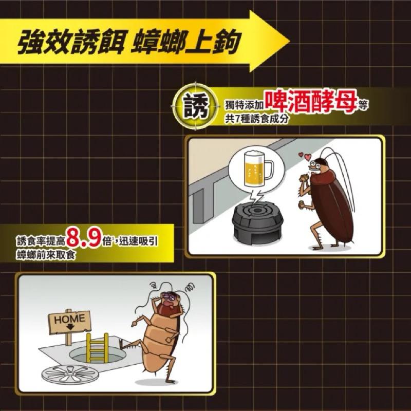 威滅 滅蟑隊 啤酒酵母 ✨升級版 五重連鎖滅蟑 超強誘食 1gx12枚入/盒(蟑螂藥/蟑螂屋-啤酒酵母)-細節圖4