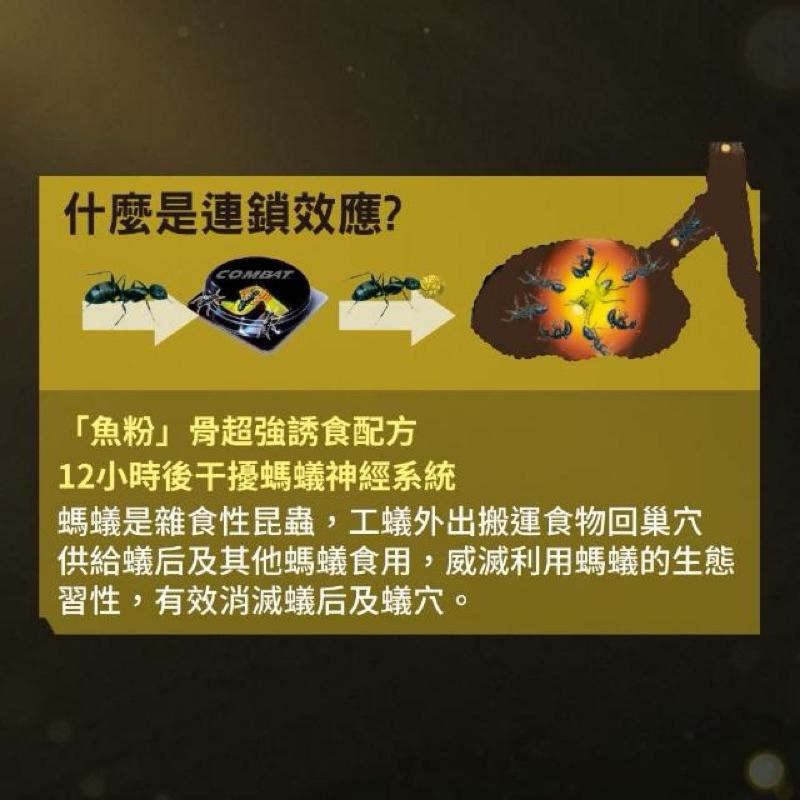 Combat 威滅 滅蟻隊 ✨升級版 五重連鎖滅蟻 居家防護 1.5gx6枚入/盒-細節圖6