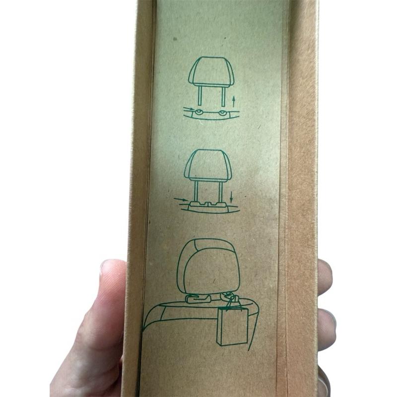 ［庫存出清］汽車頭枕掛勾 一組/2個-細節圖2