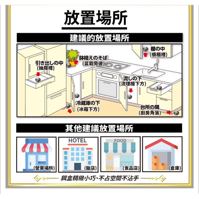日本🇯🇵興家安速 小黑帽 蟑螂餌劑6入/盒 （原廠公司貨）-細節圖6