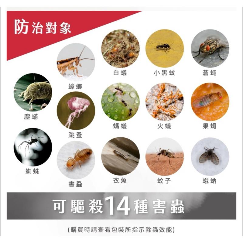 必安住 水蒸式 殺蟲劑20g｜驅殺14種害蟲(適用6-8坪)-細節圖2