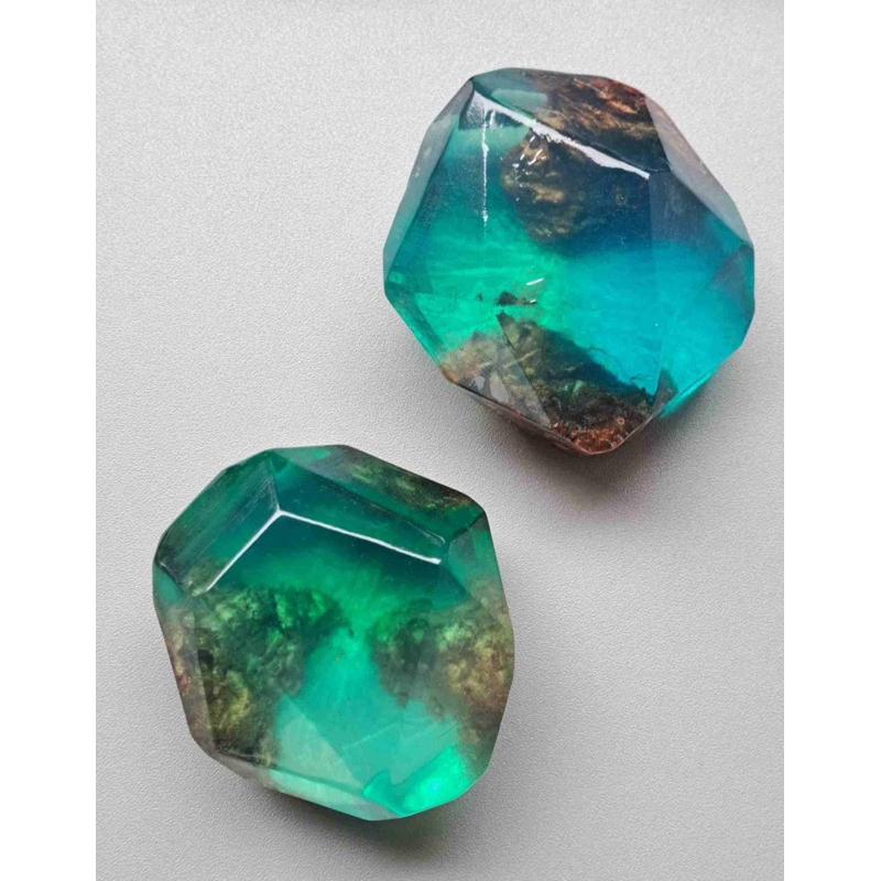 海洋寶石手工皂 單顆 禮盒裝 💎獨一無二💎 70g+-5g 送禮自用兩相宜【24h百貨網】-細節圖4