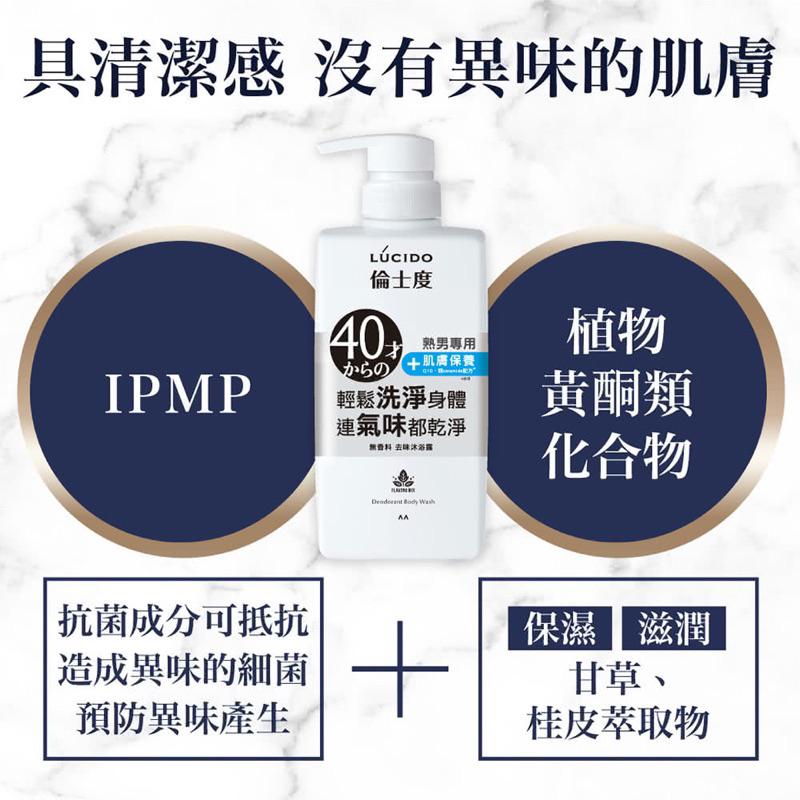LUCIDO倫士度 去味沐浴露450ml【24h百貨網】-細節圖6