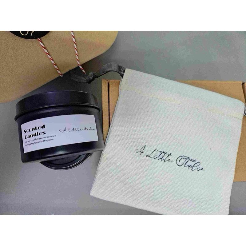 ✋手工現做✋香氛精油蠟燭 旅行小香90ml（附束口棉袋）-細節圖3