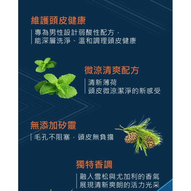 脫普 頂極男士 咖啡因 能量洗髪精750g【24h百貨網】-細節圖3