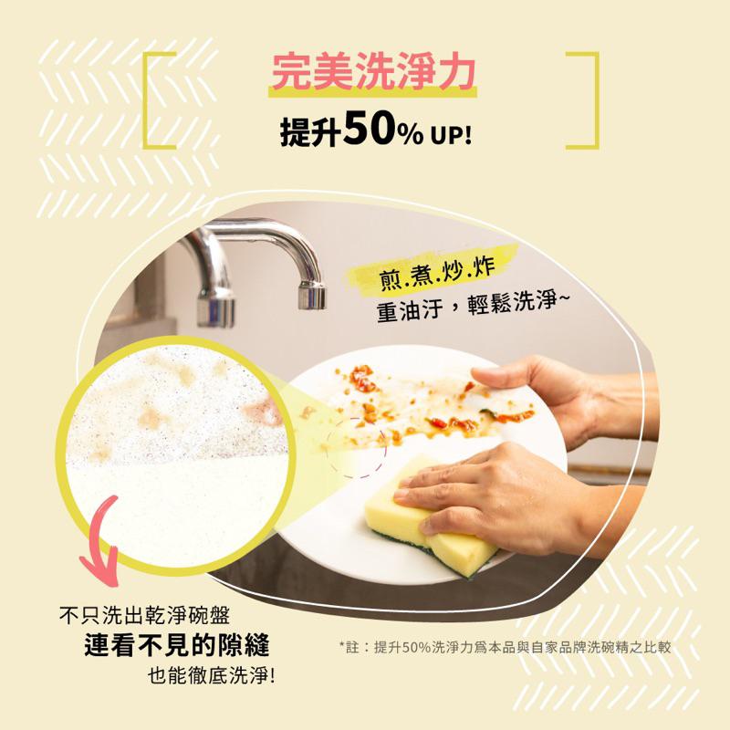 加倍潔  碗盤洗滌液/洗碗精系列800g（補充包）【24h百貨網】-細節圖7