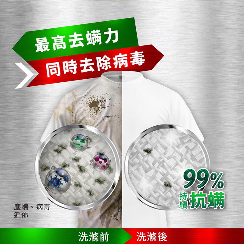 加倍潔 生物酶 洗衣膠囊-去螨消臭/綠(288g/24顆入）【24h百貨網】-細節圖6