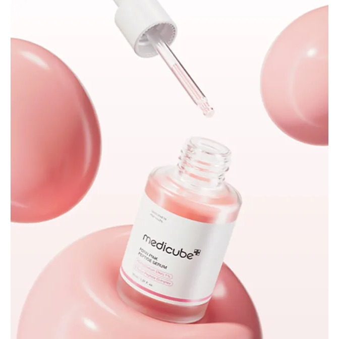 MEDICUBE PDRN粉紅胜肽膠原奇肌安瓶 30ml+補充裝 50ml-規格圖1